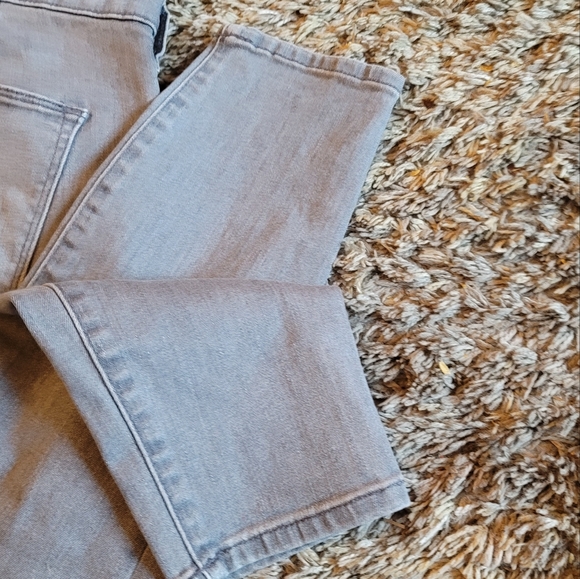 Gap 1969 Gray Wash True Skinny Ankle Denim Zippered Pockets Jeans 30 - Picture 8 of 10